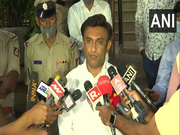 Karnataka Health Minister Dr K Sudhakar (Photo/ ANI)