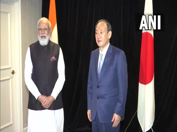 Prime Minister Narendra Modi met with his Japanese counterpart Yoshihide Suga in Washington on Thursday. 