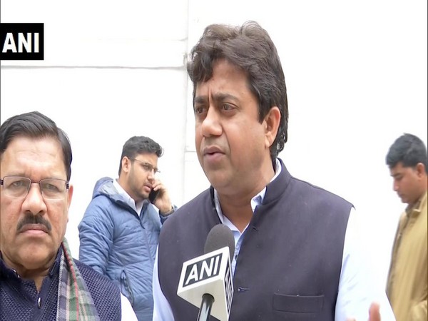 BJP candidate from New Delhi seat Sunil Yadav speaking to ANI in New Delhi on Tuesday.