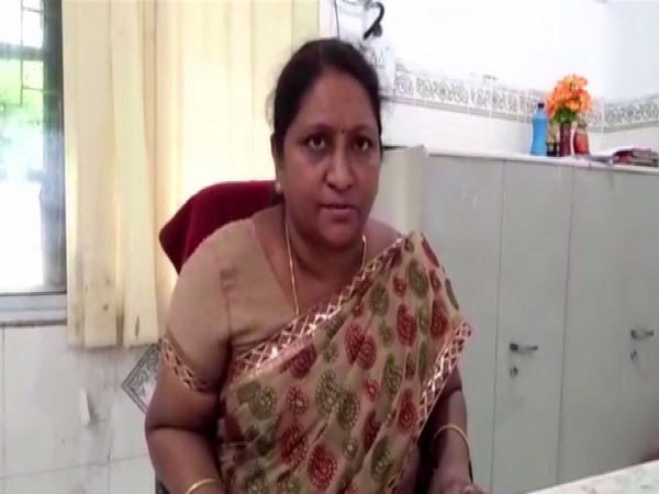 VIMSAR Superintendent Jaysree Dora talking to ANI on Monday. Photo/ANI