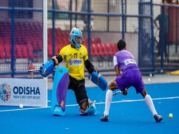 Indian goalkeeper Suraj Karkera (Photo/Hockey India Twitter)