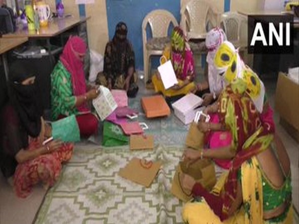 Skill training imparted by NGO in Surat, Gujarat. Photo/ANI