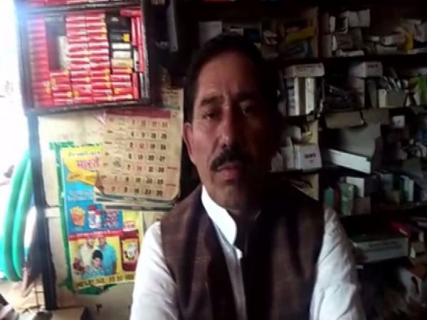 Congress MLA from Pohari Suresh Rathkheda talking to reporters on Wednesday