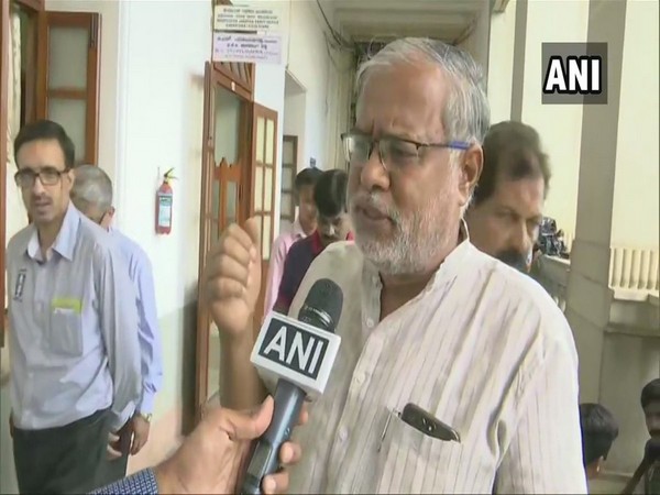 BJP MLA Suresh Kumar speaking to ANI from Vidhan Soudha in Bengaluru on Monday. (Photo/ANI)
