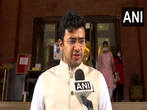 BJP MP Tejasvi Surya. [File Photo/ANI]