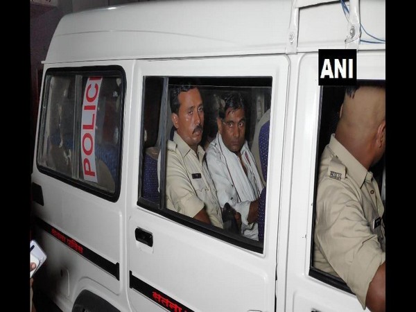 BJP Panchayat President Ram Sushil Patel arrested by police. Photo/ANI