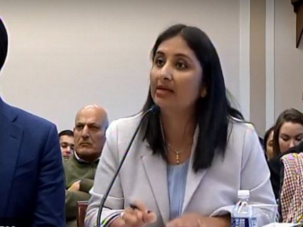 Kashmiri columnist and political commentator Sunanda Vashisht addressing a Congressional hearing on Human Rights