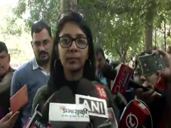 DCW chairperson Swati Maliwal speaking to reporters in New Delhi on Monday. Photo/ANI