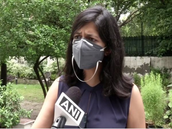 Delhi Commission for Women chief Swati Maliwal speaking to ANI in New Delhi on Thursday. Photo/ANI