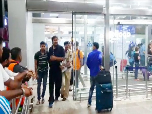 Police brings swimming coach Surajit Ganguly to Goa. Photo/ANI