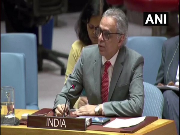 India's Permanent Representative to the United Nations Syed Akbaruddin speaking at an open debate at UN Security Council in New York on Thursday.