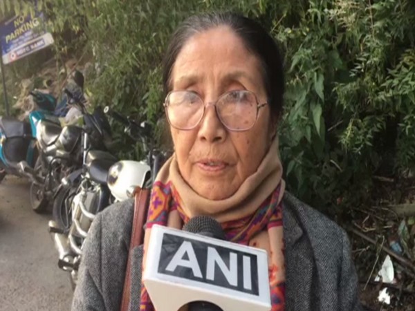 Dolma Yangchen, President of the Tibetan Women's Association talking to ANI on Saturday.