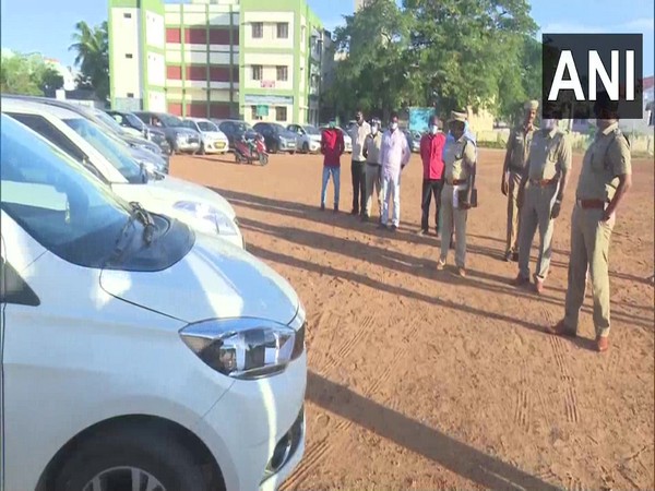 A total of 22 vehicles have been seized by the police in Tamil Nadu's Rameswaram. (Photo/ANI) 