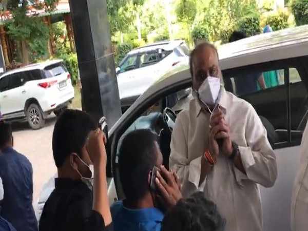 TDP leader K Atchan Naidu discharged from the hospital. [Photo/ANI]