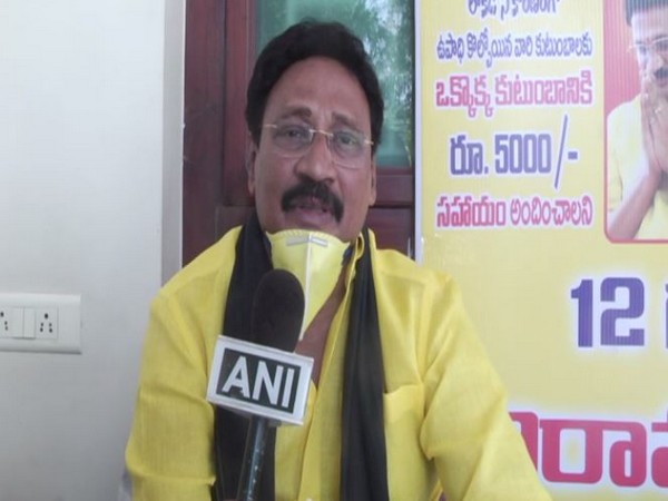 TDP MLA Gadde Rammohan speaking to ANI on Monday