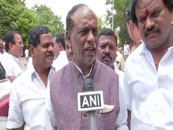 Telangana BJP State president Dr K Laxman speaking to ANI on Saturday. Photo/ANI