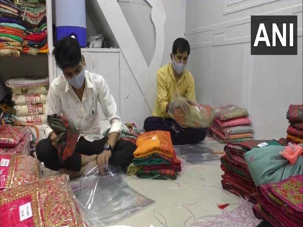 Textile shop Surat. (Photo/ANI)