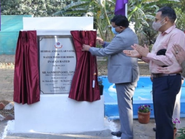 Visual of inauguration of TIhar Jail's herbal vatika (Photo/ANI)