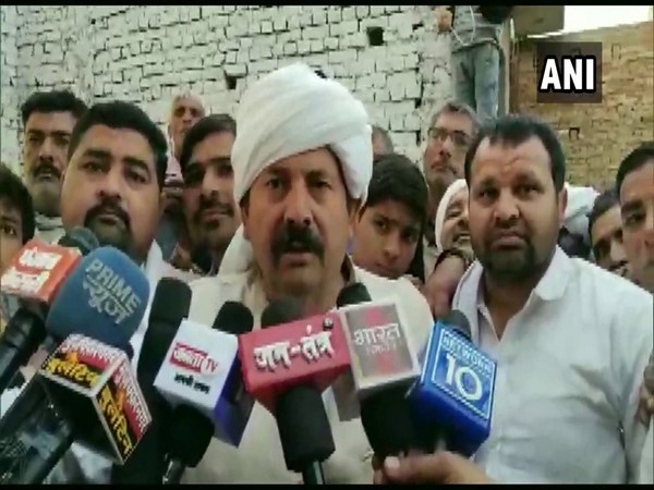 BKU national president Naresh Tikait speaking to media on Friday. (Photo/ANI)