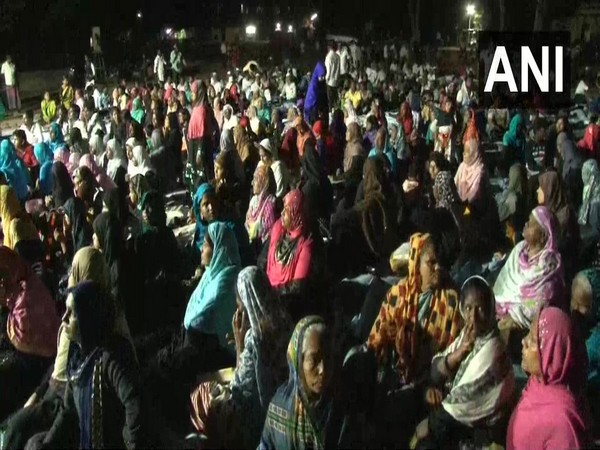 People stage a protest against the CAA in Madurai.