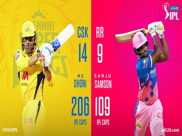 Chennai Super Kings skipper MS Dhoni and Rajasthan Royals captain Sanju Samson (Photo/ IPL Twitter)