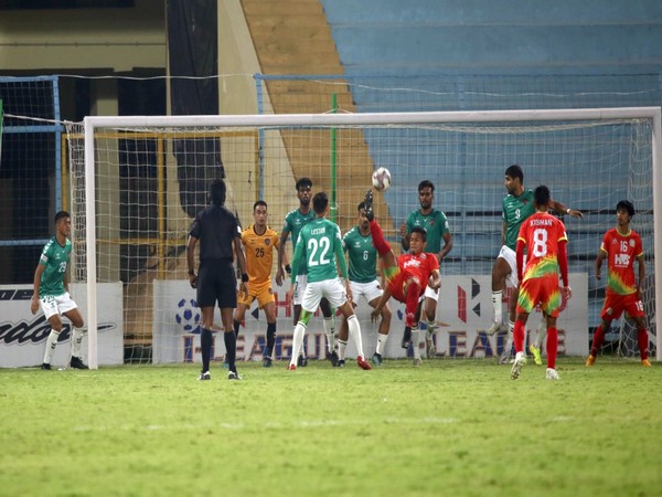 TRAU in action against Kenkre FC in I-League (Image: AIFF)