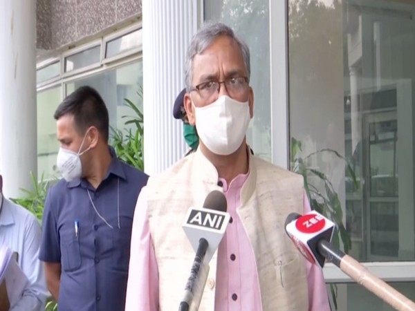 Uttarakhand Chief Minister Trivendra Singh Rawat on Friday. [Photo/ANI]