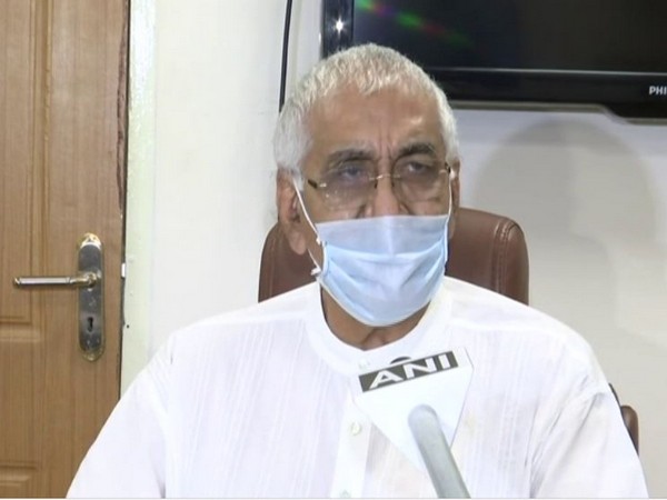 Chhattisgarh Health Minister TS Singh Deo speaking to ANI in Raipur on Monday. Photo/ANI