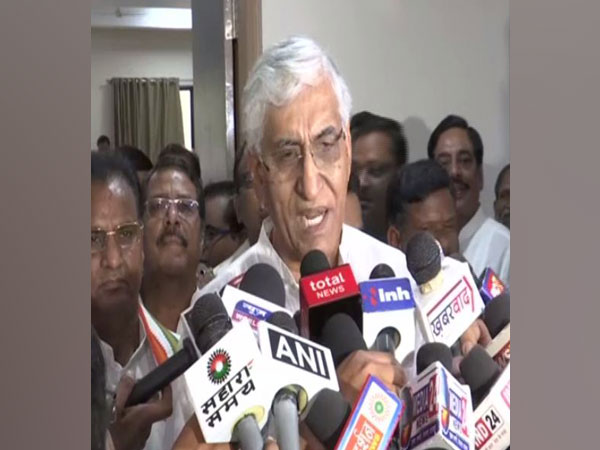 Chhattisgarh Minister TS Singh Deo talking to media at Raipur on Sunday 