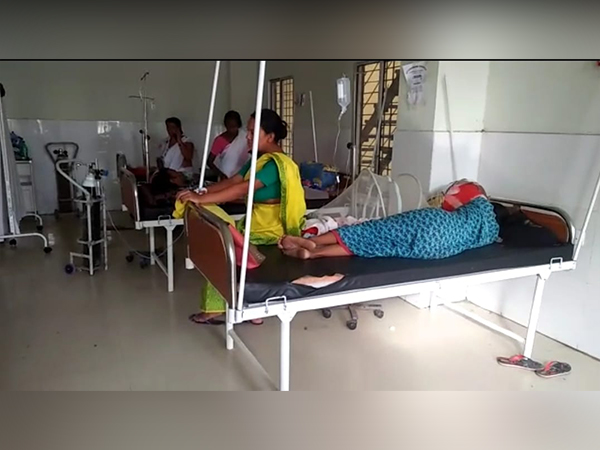 People admitted to hospital after consuming prasad in Majuli. (ANI/photo)
