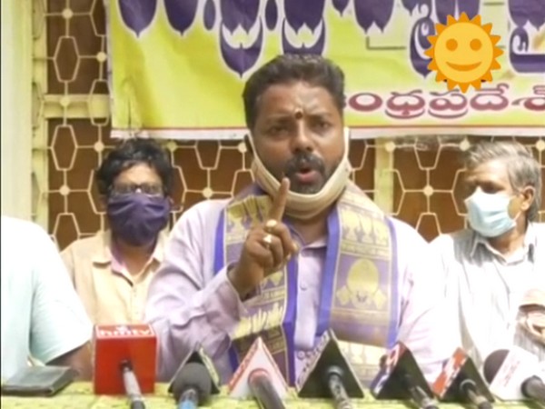 Brahmana Chaitanya Vedika president S Sridhar Sarma. Photo/ANI