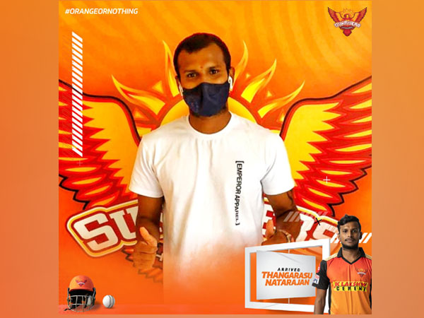 India pacer T Natarajan (Photo/ SunRisers Hyderebad Twitter) 