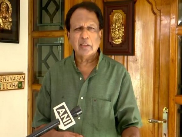 Former Indian diplomat TP Sreenivasan speaking to ANI on Tuesday. Photo/ANI