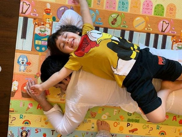 Actor Saif Ali Khan with son Taimur Ali Khan (Image Source: Instagram)