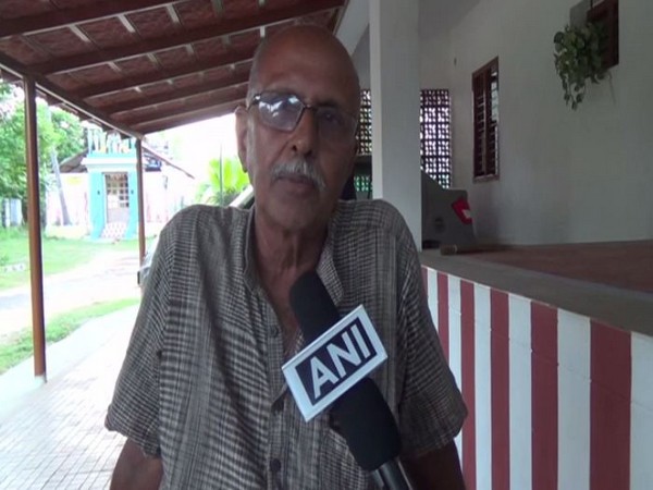Ramanan, Darmadatha of Sri Sevaga Perumal Temple, speaking to ANI. Photo/ANI