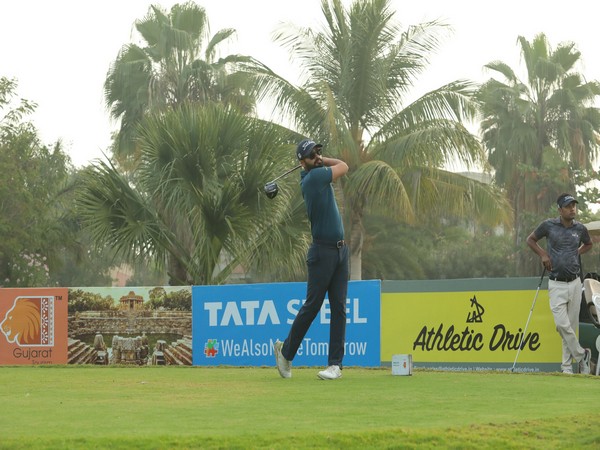 Tapy Ghai in action during Gujarat Open Golf Championship (Image: PGTI)