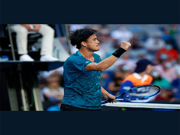 Taro Daniel after beating Andy Murray (Image: Australian Open Twitter)