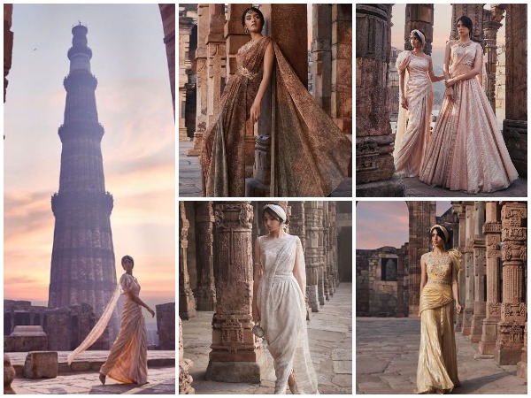 Glimpses from the fashion designer's newest collection