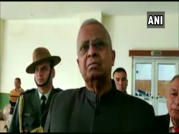 Meghalaya Governor Tathagata Roy speaking to reporters on Thursday. Photo/ANI