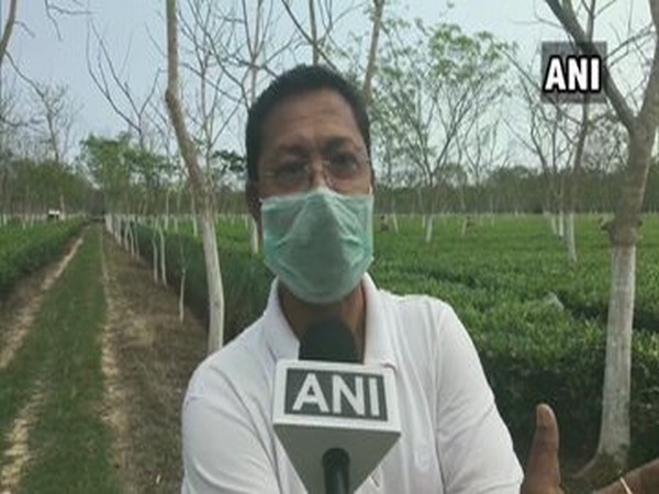 Mridul Sharma, Manager of Jalan Tea Estate, speaking to ANI on Saturday.