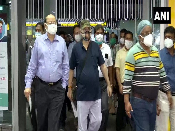 Central team from Union Home Ministry in Kolkata. (Photo/ANI)