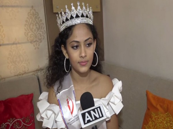 Vadodara's Aayushi Dholakia, newly crowned Miss Teen International talking to ANI.