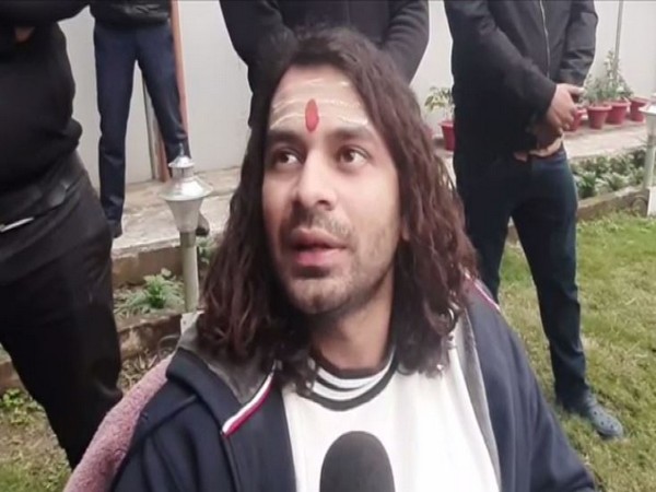 RJD leader Tej Pratap Yadav speaking to reporters on Saturday. (Photo/ANI)