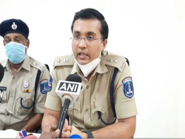 DCP N Prakash Reddy speaking to ANI in Rangareddy on Monday. [Photo/ANI]