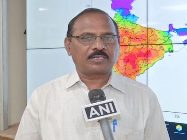 Raja Rao, Meteorologist, Meteorology Department speaking to ANI on the heat wave condition in Telangana on Saturday 