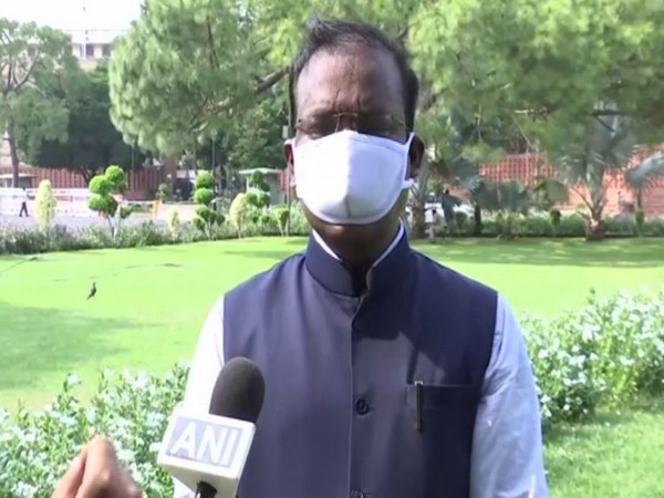 TRS MP Venkatesh Netha Borlakunta speaking to ANI in New Delhi on Thursday. (Photo/ANI)