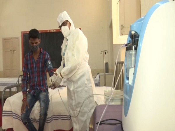 Telangana's Methodist School as a Covid-19 care centre (Photo/ANI)