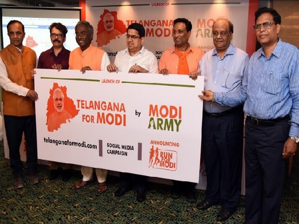 Telangana For Modi campaign being launched by campaign Founder, Techno-entrepreneur and BJP state leader, Gajjala Yoganand
