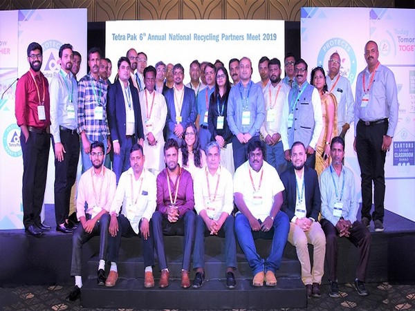  Representatives from Tetra Pak’s collection, recycling and NGO partner organizations with Amardeep Raju
