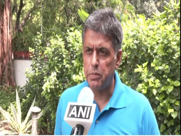 Congress MP Manish Tewari speaking to ANI in New Delhi on Monday. (Photo/ANI)